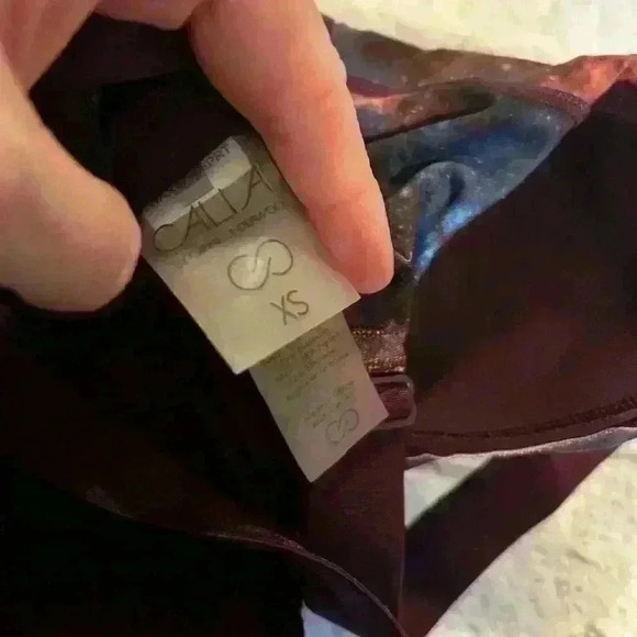 Women’s Calia by Carrie Underwood Purple Galaxy Sports Bra Size XS - Picture 3 of 4